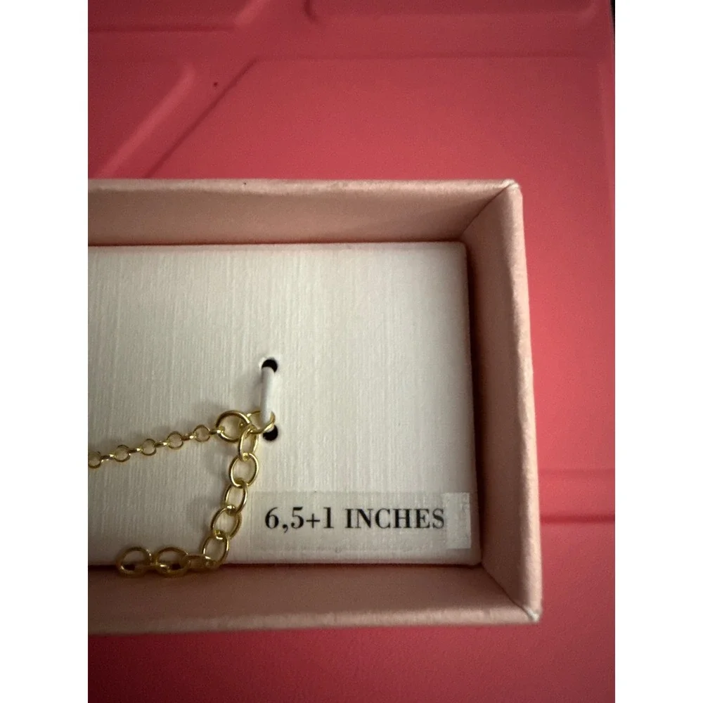 Mia Fiore 18kt Gold Plated Sterling Silver Mother of Pearl Clover Bracelet Italy